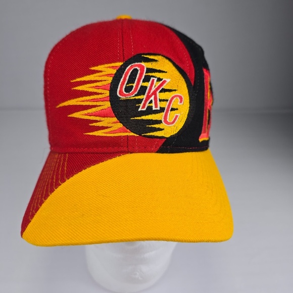 VTG- Oklahoma City Blazers Top Of The World Retro Wave Snapback Cap Hat 90s CHL - Picture 12 of 12